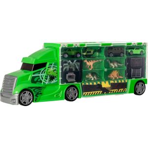 HTI Teamsterz Dino Transporter vrachtwagen + accessoires
