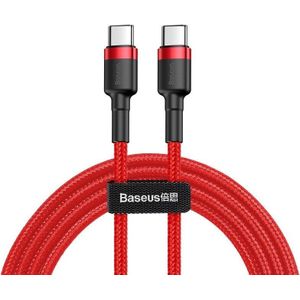 Baseus Cafule Cable USB-C PD 2.0 QC 3.0 60W 1m (rood)