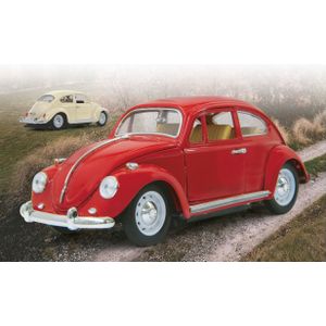 R/C Volkswagen Beatle Classic Die-cast 27 Mhz Rood 1:18