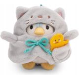NICI 61143 mascotte Pingwin Waddle 8cm met kaczuszką en kostiumem kat w doos prezentowym MyMochi
