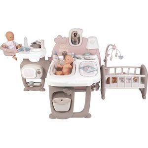 Smoby Baby Nurse Groot Babyhuis - Keuken - Wieg - Verzorgingsset