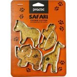 Practic Wykrawacze Safari Foremki voor Ciastek 4 stuks