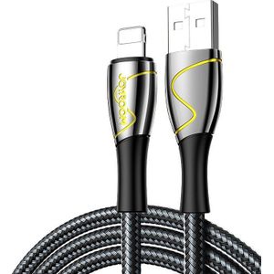 Joyroom Kabel USB USB-A - Lightning 2 m zwart (6941237151001)