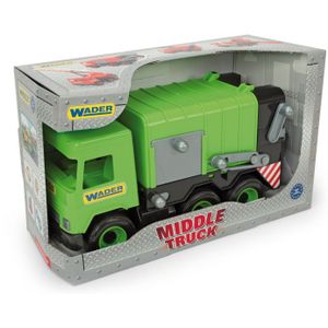 Wader Middle Truck Garbage truck groen in box