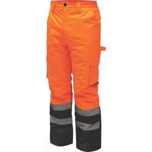Dedra broek gevoerd odblaskowe maat XL, pomarańczowe (BH80SP2-XL)