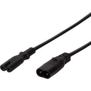 LogiLink power extension cable - IEC 60320 C8 to IEC 60320 C7 - 2 m