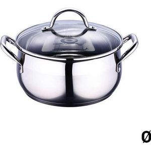 Bergner kookpan RVS Srebrzysty - 24 x 10 cm - 4,5 L