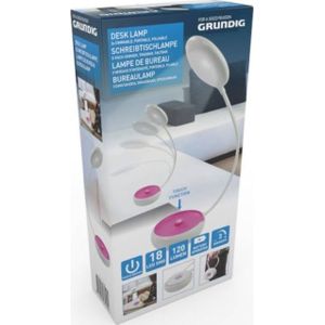 Grundig Grundig - opvouwbaar lamp biurowa LED 15cm (roze)