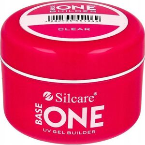 SILCARE_Base One UV Gel Builder gel voor nagels Clear 100g