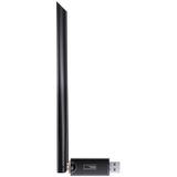 Baseus Adapter WiFi met antenna FastJoy 650Mbps (zwart)