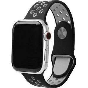 Beline band Apple Watch Sport Silicone 42/44/45/49mm zwart-grijs zwart/grijs