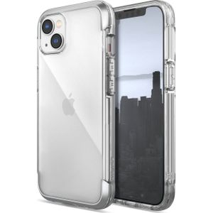 Raptic X-Doria Air Case etui iPhone 14 Plus gepantserd hoes zilver