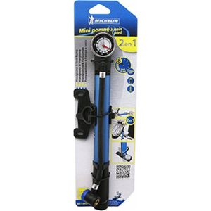 Michelin POMPKA ROWEROWA MINI met MANOMETREM 2 in 1 ALU 8 bar(120PSI)