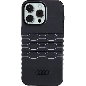 Audi IML MagSafe Case iPhone 15 Pro Max 6.7 inch zwart/zwart hardcase AU-IMLMIP15PM-A6/D3-BK