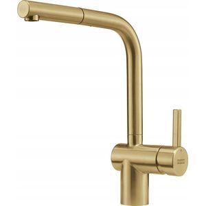 Franke wastafelkraan TAP ARM ATLAS NEO PULL SIDE GOLD