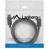 DisplayPort Cable Lanberg CA-DPDP-10CC-0030-BK Black 3 m