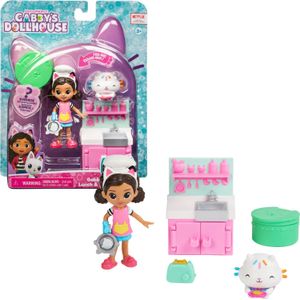 Spin Master Gabby's Dollhouse Gabby's Poppenhuis - Keuken Speelset met Gabby & Cakey