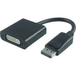 MICROCONNECT Adapter AV DisplayPort - DVI-en zwart (DPDVI015)
