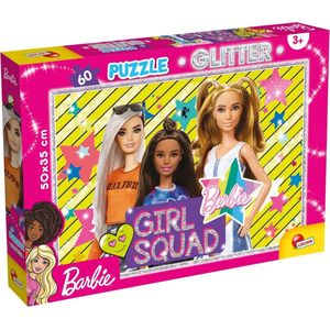 Lisciani puzzel Barbie glitter 60 pcs Squad