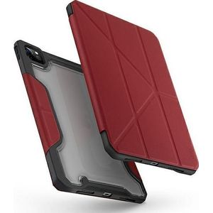 Panzerglass tablet hoes Etui UNIQ Trexa Apple iPad Pro 11 2020/2021 (2. en 3. generacji) Antimicrobial rood/rood