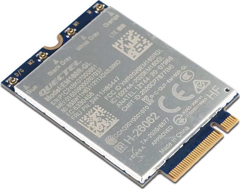 Lenovo 4XC1Q24436 netwerkkaart Intern WWAN 1000 Mbit/s