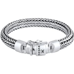 KUZZOI - Herren Kastenverschluss Cool Basic 925 Silber Herrenschmuck 1 ct (499.99 € / 1 ct)