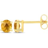 Vira Jewels - Ohrstecker 925/- Sterling Silber Citrin orange 1ct. Ohrringe Damen (59.89 € / 1 ct)