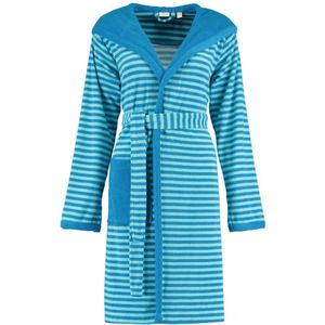 Esprit - Esprit Bademäntel Damen Kapuze Striped Hoody turquoise - 002 1 ct Weiss (79.19 € / 1 ct)