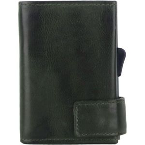 SecWal - SecWal 2 Kreditkartenetui Geldbörse RFID Leder 9 cm Portemonnaies 1 ct Grün Herren (59.99 € / 1 ct)