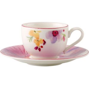 Villeroy & Boch - Mariefleur Basic Espressotasse mit Untertasse Geschirr 2 ct (57.99 € / 1 ct)