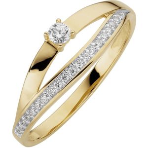 Orolino - Ring 333/- Gold Zirkonia weiß Ringe 1 ct Damen (198.99 € / 1 ct)