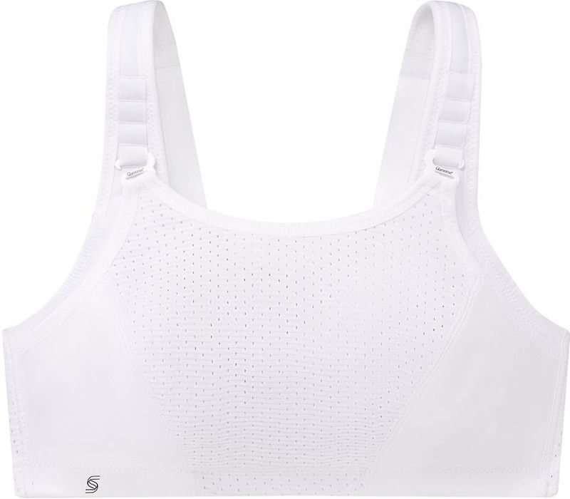 GLAMORISE - Sport-BH mit variablem Halt - Weiss Unterwäsche 1 ct Damen (61.89 € / 1 ct)