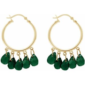 Gemshine - Ohrringe 1 ct Hellbraun Damen (49.89 € / 1 ct)