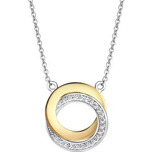Celesta - Halskette 925/- Sterling Silber Ketten 1 ct Weiss Damen (76.45 € / 1 ct)