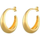 Elli - Creolen Hänger Chunky Hoops Basic Cool 925 Silber 1 ct Damen (76.49 € / 1 ct)