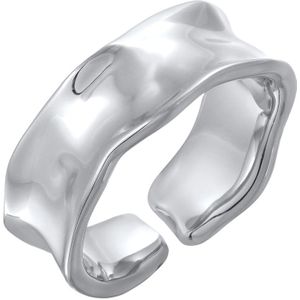 Elli - Bandring Offen Struktur Farbe Gold für Damen Ringe 1 ct (29.74 € / 1 ct)