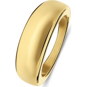 Lucardi - Ring Stahl Ringe 1 ct Damen (15.99 € / 1 ct)