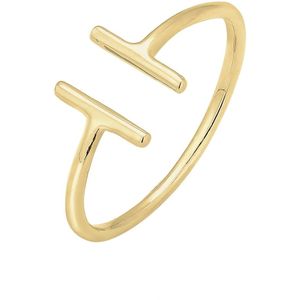 Elli PREMIUM - Geo Trend Look Statement Offen 375 Gelbgold Ringe 1 ct Damen (152.99 € / 1 ct)