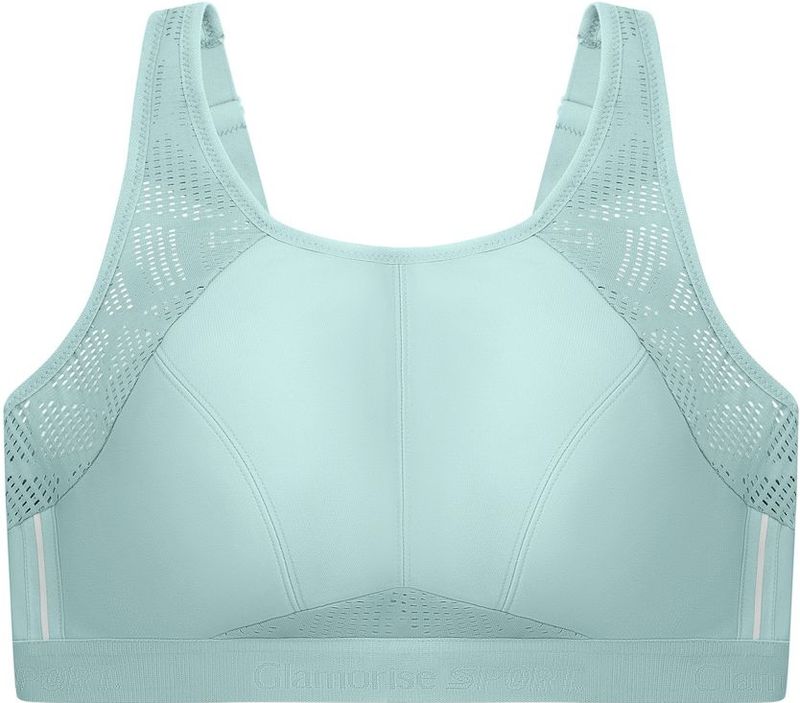 GLAMORISE - Atmungsaktiver Mesh-Sport-BH - Jade Unterwäsche 1 ct Damen (38.99 € / 1 ct)