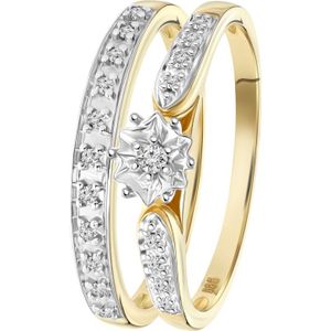 Lucardi - Ringe 585 Gold 1 ct Damen (663.99 € / 1 ct)