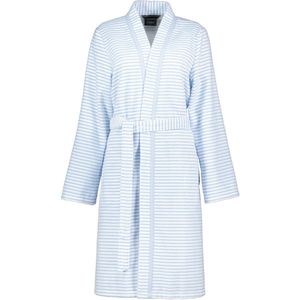Cawö - Cawö Bademäntel Damen Kimono Struktur 1214 mittelblau - 11 1 ct Weiss (128.59 € / 1 ct)