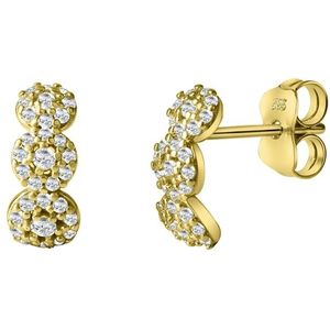 Fascination by Ellen K. - Ohrringe 585/- Gold Zirkonia weiß 1 ct Damen (278.99 € / 1 ct)