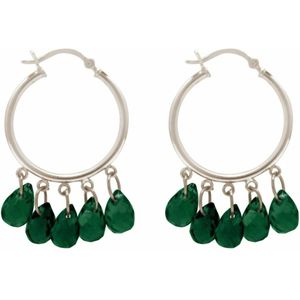 Gemshine - Ohrringe 1 ct Grau Damen (49.89 € / 1 ct)