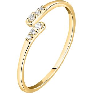 Live Diamond - Damenring 375er Gelbgold, recycelt Ringe 1 ct (249.99 € / 1 ct)