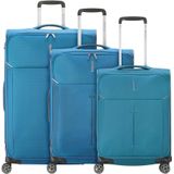 Roncato - Ironik 2.0 4 Rollen Kofferset 3-teilig mit Dehnfalte Koffer & Trolleys 1 ct Petrol Herren (432.49 € / 1 ct)