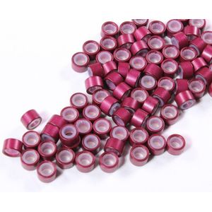 hair2heart - Microringe mit Silikon für 1g Extension Loops Haarextensions 100 ct Weiss Damen (11.19 € / 1 ct)