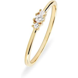 CHRIST - Damenring 375er Gelbgold Ringe 1 ct (424.14 € / 1 ct)