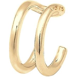 Elli PREMIUM - Earcuff Single Geo Basic Trend 375 Gelbgold Earcuffs 1 ct Damen (99.99 € / 1 ct)