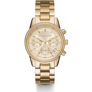 Michael Kors - Chronograph Edelstahl Damenuhren 1 ct Damen (218.49 € / 1 ct)