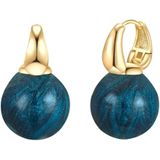 Yokoamii - Creolen Metall-Legierung Plastikperle in Gelbgold 1 ct Damen (29.99 € / 1 ct)